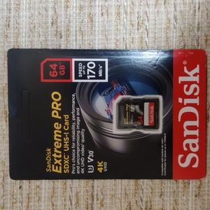 SanDisk 64GB Extreme PRO SDXC UHS-I Memory Card